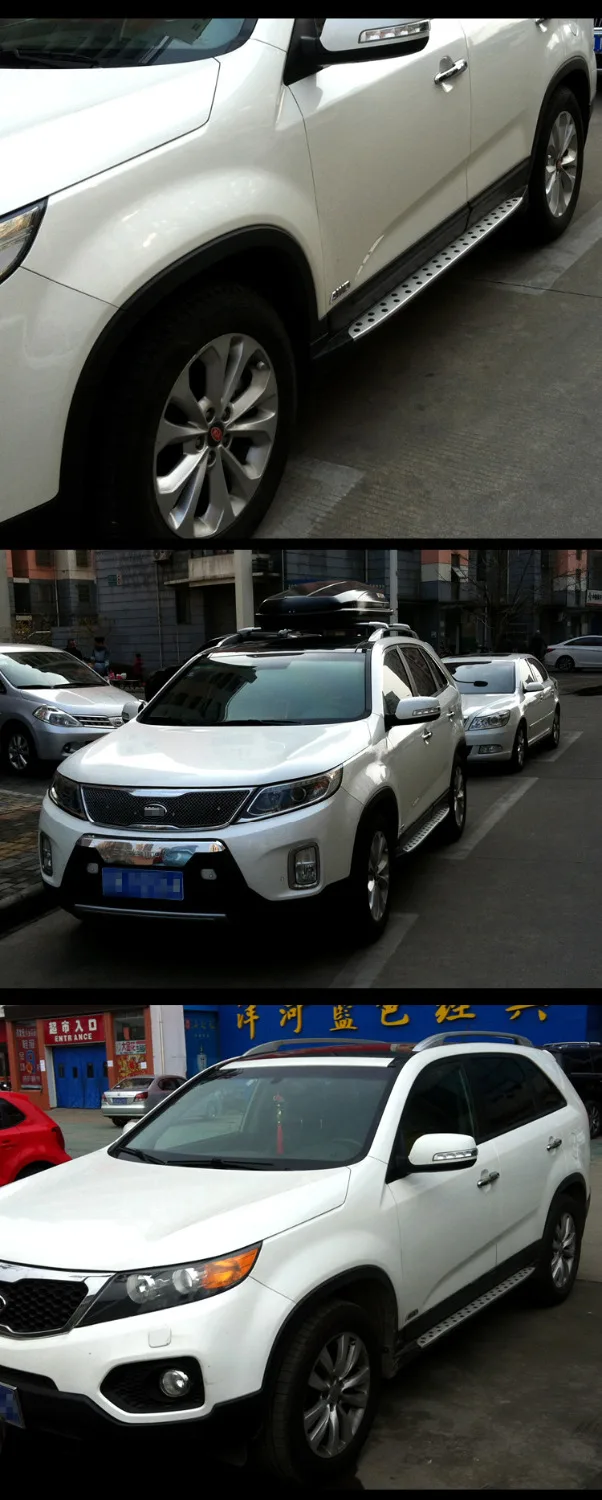 Лидер продаж подножка BM боковая nerf для KIA Sorento матовый самолет из алюминиевого