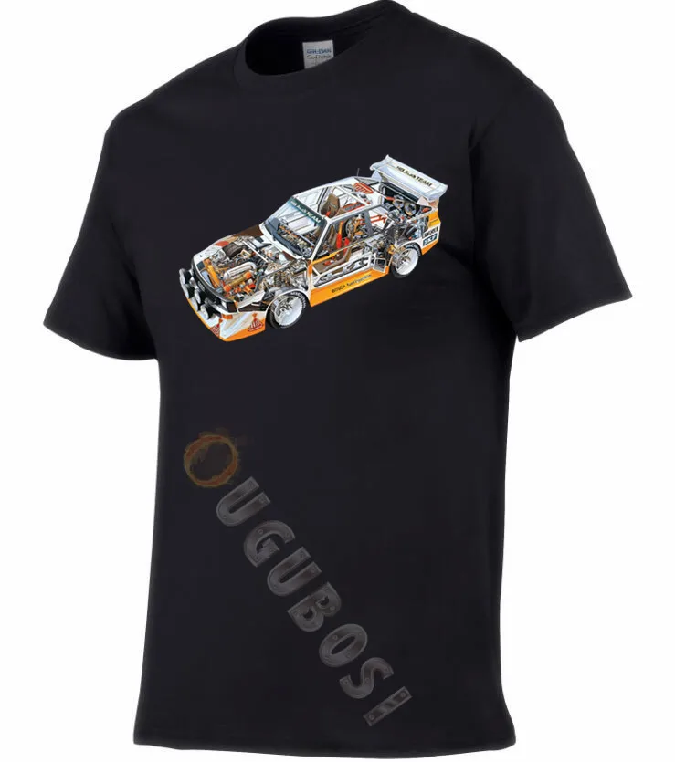 HB S1 QUATTRO RALLY TEAM Walter Rohrl Fan футболка Xmas Geschenk|Мужские футболки| |