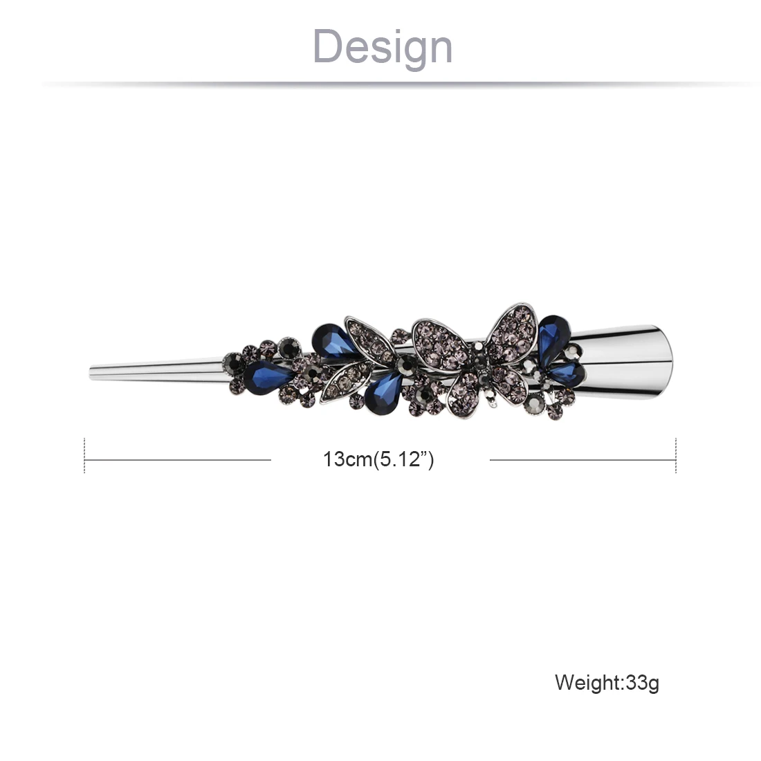Женские заколки для волос с кристаллами в виде бабочки|hair clips for women|hair clipladies hair