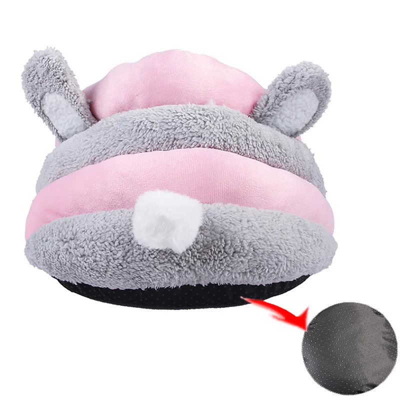 Мягкий флисовый коврик для домашних животных зимнее теплое гнездо домашнее