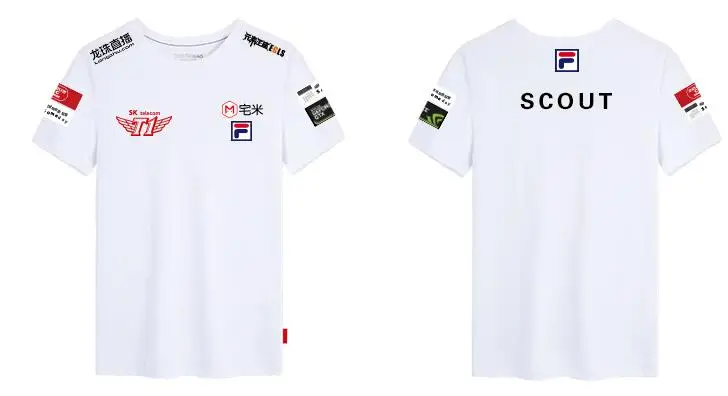 Факер bang SKT T1 футболка LCK чемпионов команды Джерси SKTT1 футболка Для мужчин Факер арахисовое Bang волк SKT1 игра топы, футболки