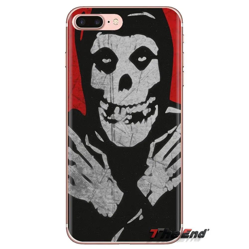 Прозрачный мягкий чехол misfits Rock с принтом для Xiaomi Redmi 4A S2 Note 3 3S 4 4X 5 Plus 6 7 6A Pro Pocophone F1 |