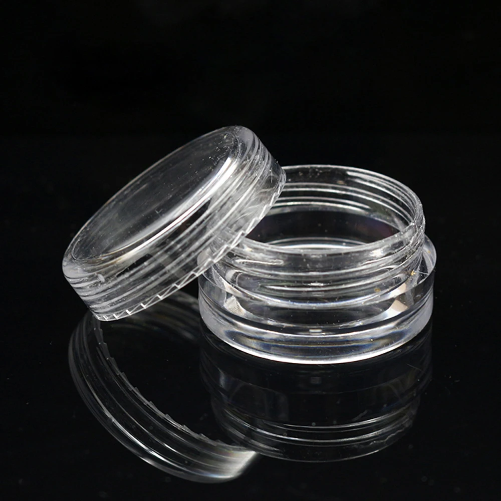 5 pcs 10g/10 мл Портативный пустая пластиковая для косметики банки прозрачные бутылки тени для век Контур для лица губ контейнер для бальзама для Неил арта украшения для кончиков ногтей Коробки