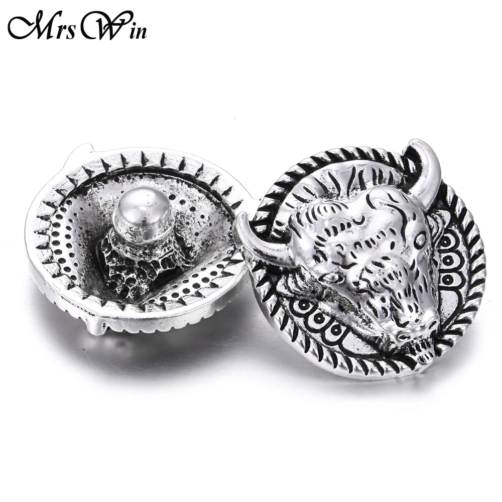 6 шт./лот новые ювелирные украшения винтажные металлические булльвы 18 мм кнопки DIY