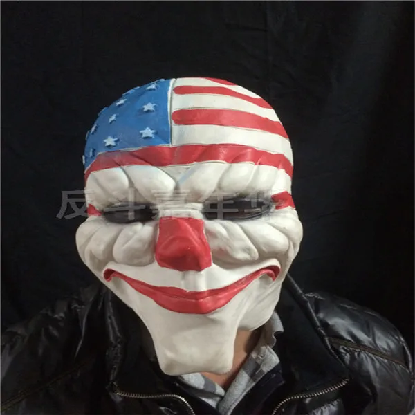 Латексная Маска для Хэллоуина высшего класса вечерние страшные маски клоуна