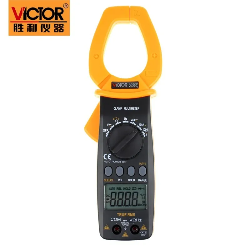 Оригинал VC6056E цифровой амперметр AC/DC 1000A зажим | Инструменты