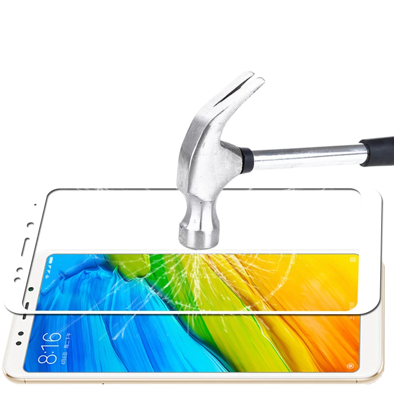 Закаленное стекло с полным покрытием для Xiaomi Redmi 6 6A 6Pro 4 4A 4X 5 5A 5Plus стеклянная