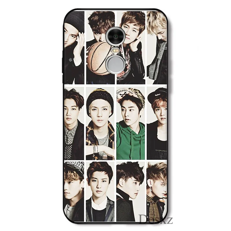 Чехол для мобильного телефона Kpop Exo Lucky One для Xiaomi Redmi Note 4 4A 4X5 5A 6 7 GO S2 6A Pro Plus Prime - Цвет: B3