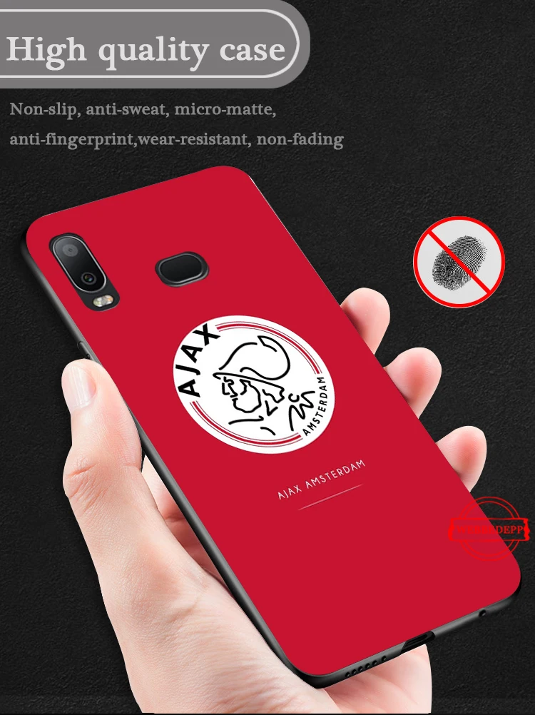 Ajax команды силиконовый чехол для samsung A3 A5 A10S A20S A30S A50S A6 плюс A7 A8 A9 A10 A30 A40 A50 A70 J6