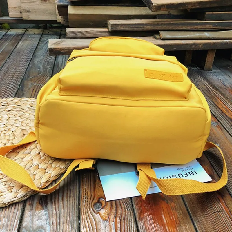 

New Waterproof Nylon Backpack for Women Multi Pocket Travel Backpacks Female School Bag for Teenage Girls Book Mochilas F-496