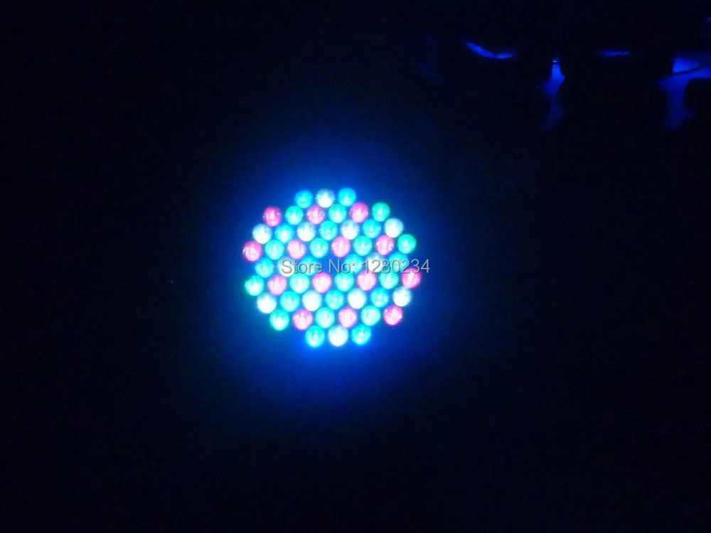 Открытый led par 64 rgb 54 шт. * 3 Вт Водонепроницаемый can dj свет стирка сценическое