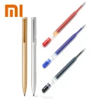 Оригинальные металлические ручки Xiaomi Mijia PREMEC, гладкие швейцарские стержни, ручки для подписей 0,5 мм, ручки из алюминиевого металлического сплава