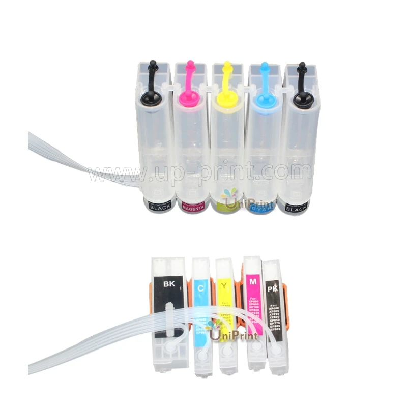 Пустая система чернил CISS CIS для epson XP600 XP605 XP700 XP800 XP510 XP615 XP610 xp820 XP520 XP620 T2621 26/26XL |
