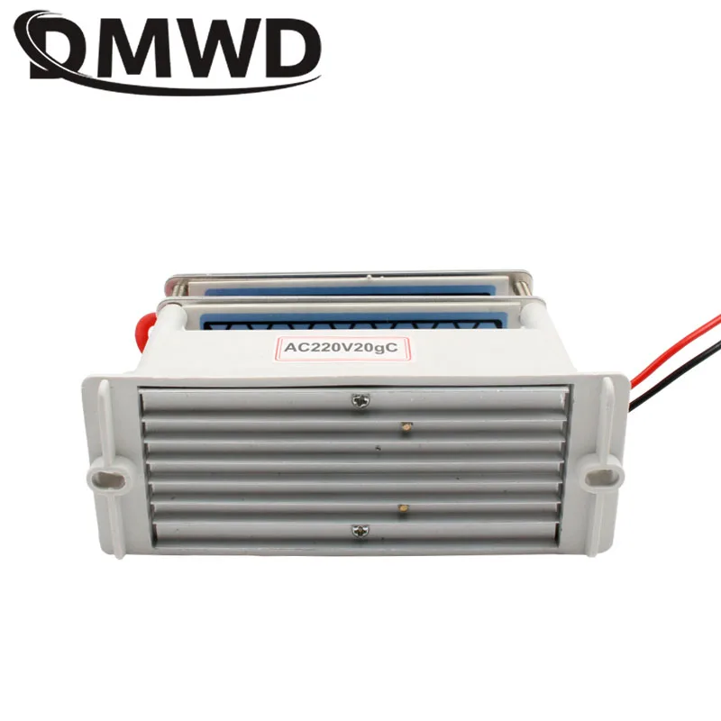 

12V 110V 220V Ozone Generator 20g Deodorant Disinfection Water Air Purifier Ozonator Ceramic Plate Ozonizer Odor Cleaner Filter