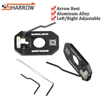 1pc adjustable arrow rest leftright hand magnetic arrow rest for recurve bow shooting trainging hunting archery accessories