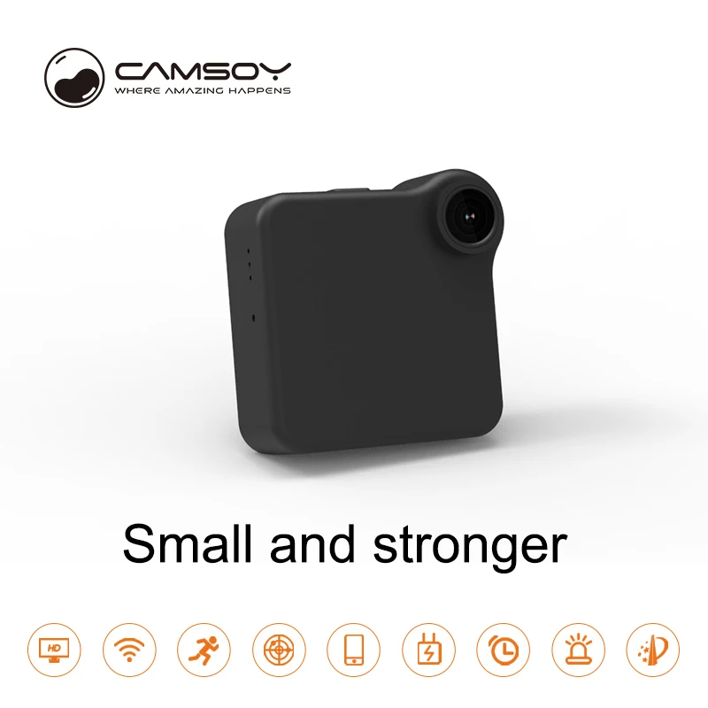 C1 + Wifi IP мини камера 720P HD микро H.264 Обнаружение движения тела Беспроводная DV видео