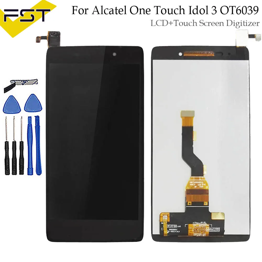 Хорошо протестирован для Alcatel One Touch Idol 3 OT6039 6039 6039A 6039K 6039Y ЖК дисплей кодирующий