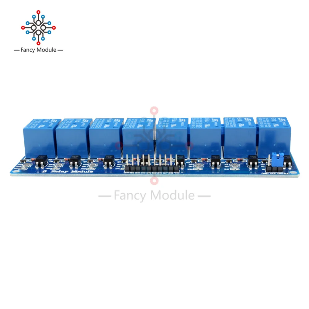 DC 12 В 8 канальный релейный модульный оптрон для Arduino UNO 2560 1280 ARM PIC AVR высокое