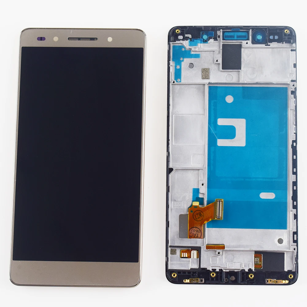Для Huawei honor 7 ЖК-дисплей кодирующий преобразователь сенсорного экрана в сборе