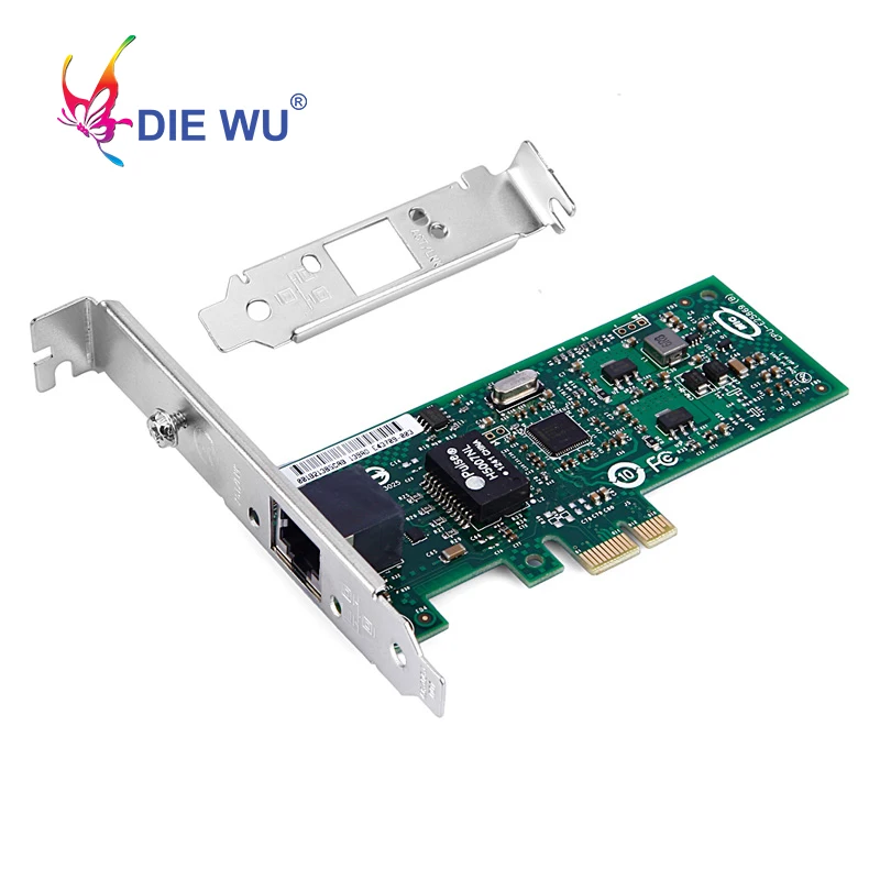DIEWU бездисковой Intel 82574 карта с разъемом pci express gigabit Сетевая интерфейсная карта для ПК TXA014