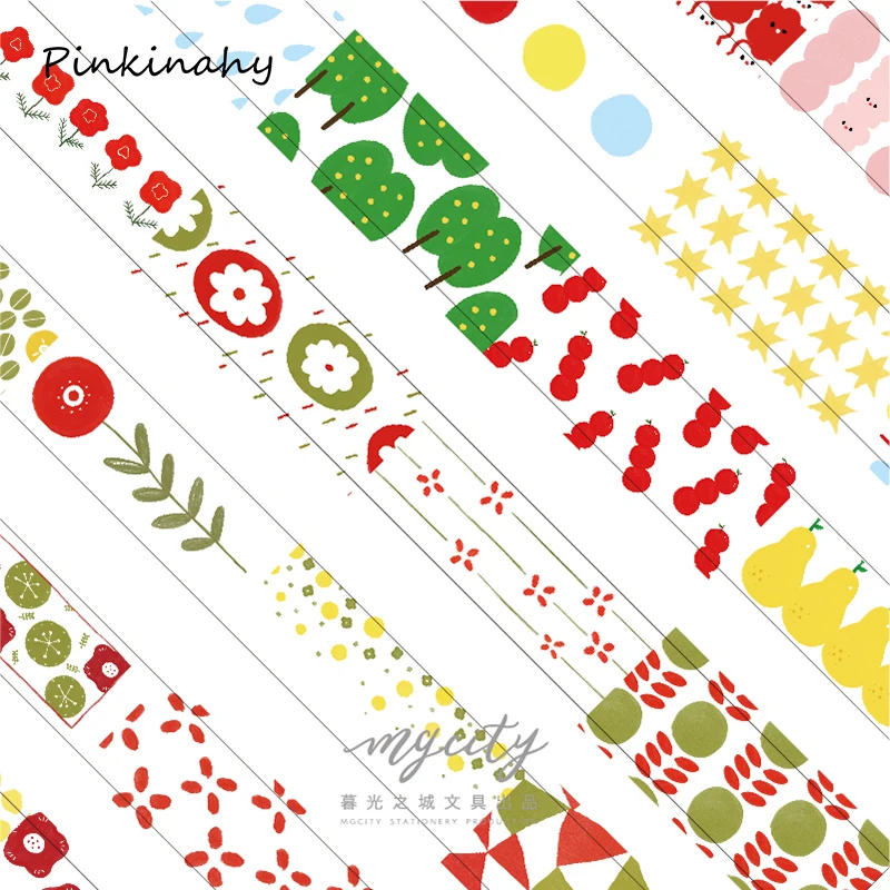 Милый коллаж тема Маскировка набор декоративного скотча Васи декоративная