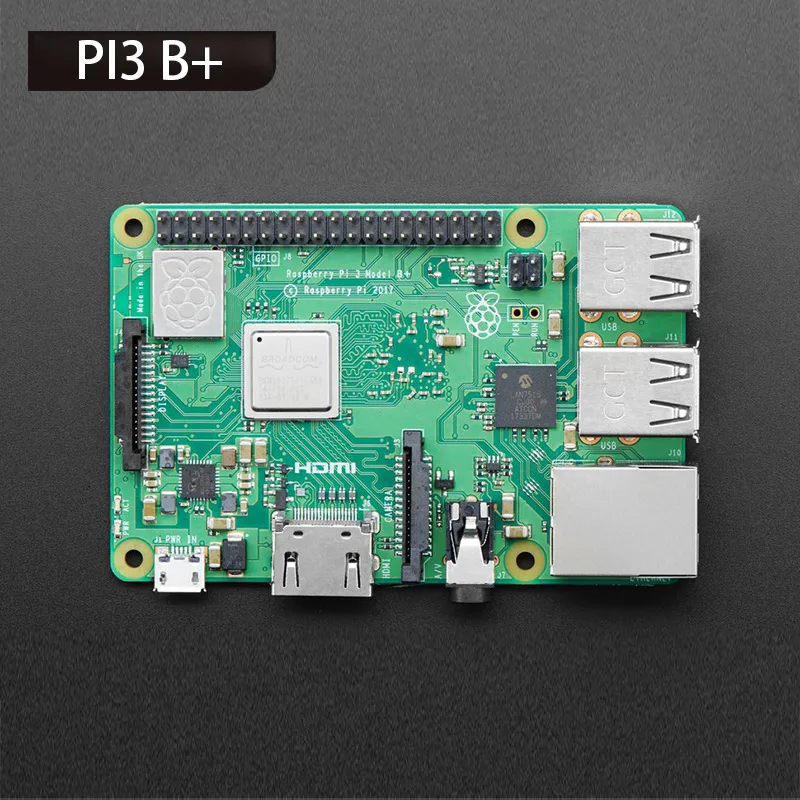 Raspberry Pi 3 B + (B Plus) стартовый комплект (2.5A блок питания Официальный чехол 16 ГБ sd карта