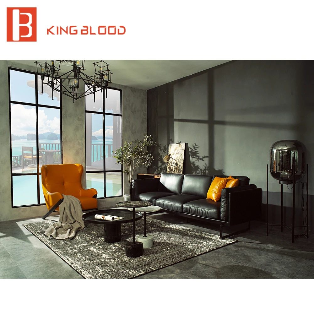 

modern living room genuine leather sofa set for couch living room