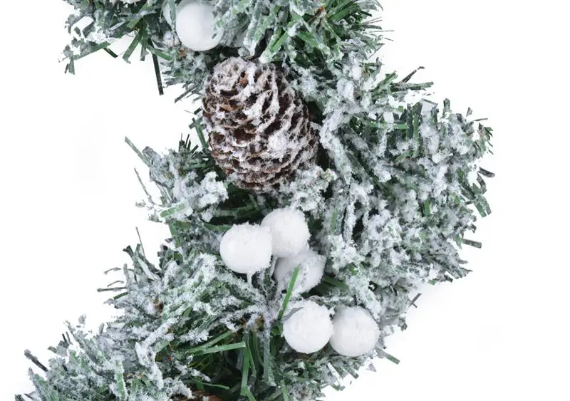 11 8 &quotРождественский венок креативный Pinecone Снежный Рождественский Декор