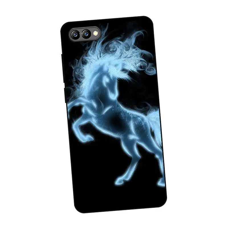 P095 Horses Art Black Silicone Case Cover For Huawei Honor 6A 6C 6X 7A 7C 7S 7X 8 Lite Pro |