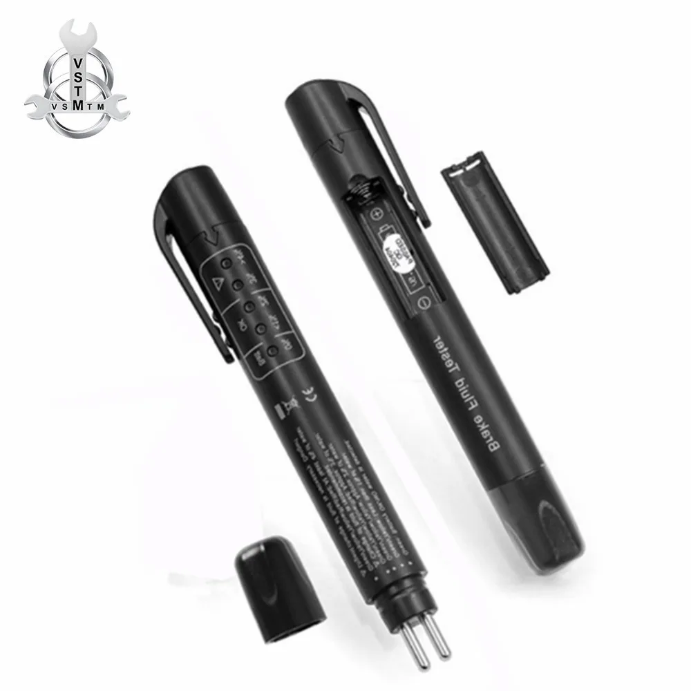 Тестер тормозной жидкости ручка с 5 светодиодный автомобильные инструменты для