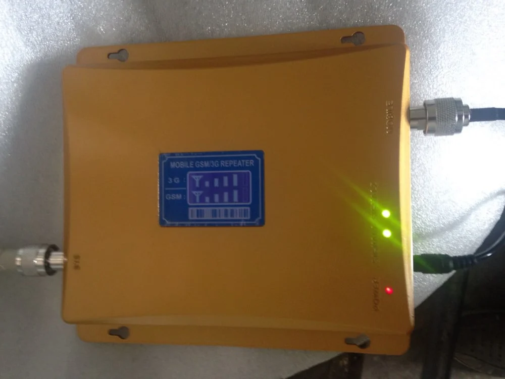 ЖК дисплей Dual Band GSM 3G Сотовая связь усилитель сигнала 900 мГц UMTS 2100 мобильный
