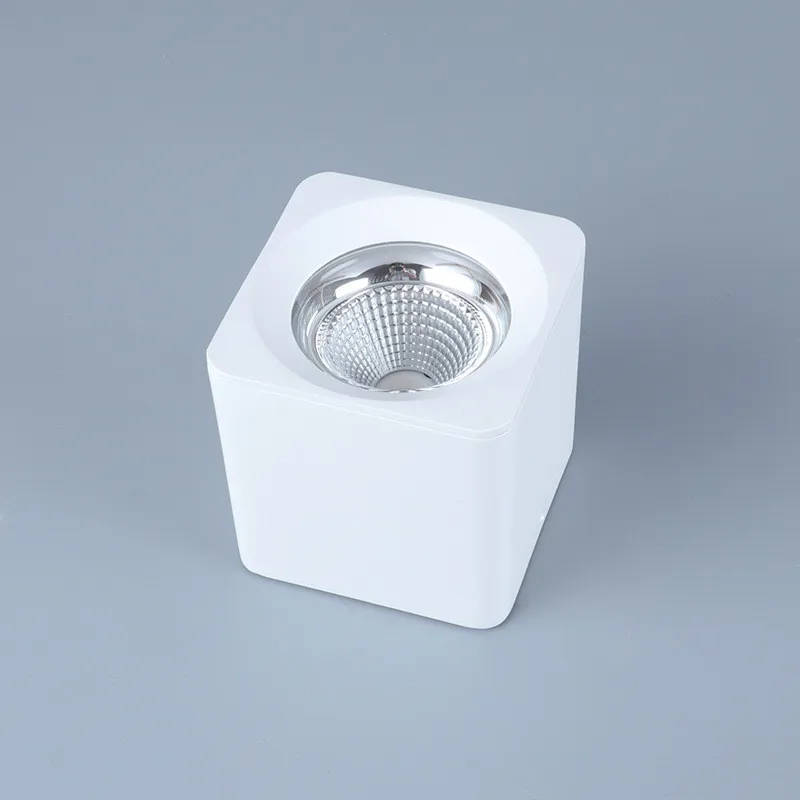 1 шт Dimmable квадратная COB-матрица потолочный светодиодный светильник 7 W 10W15W 20W110/220 V теплый белый/холодный белый поверхностного монтажа Освещение в помещении