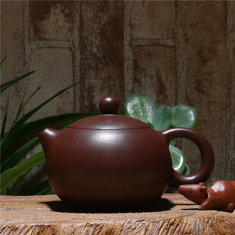 

190ml Wholsale Yixing Genuine Handmade Purple Clay teapot Chinese Kung Fu Zisha Tea Pot Gift Box Package Free Shipping