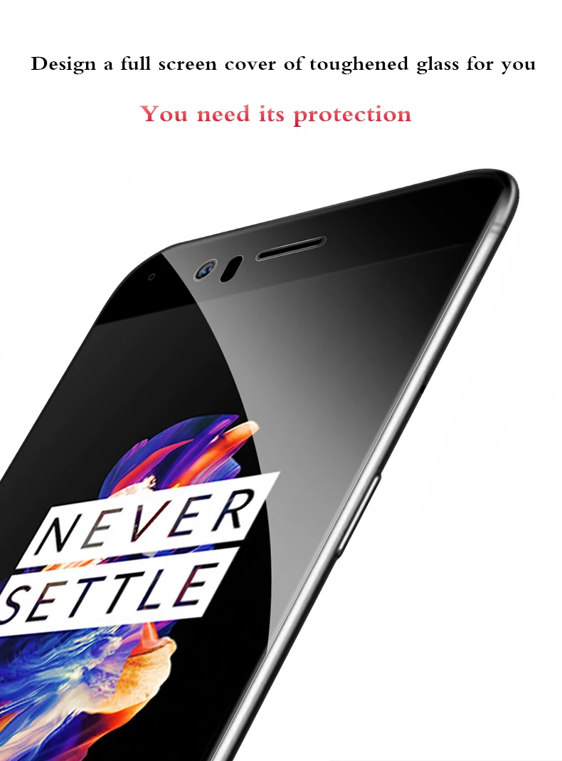 Закаленное стекло для oneplus 5 протектор экрана для one plus 5 A5000 полное покрытие стеклянная защитная пленка one plus 5 стекло 5,5 дюймов