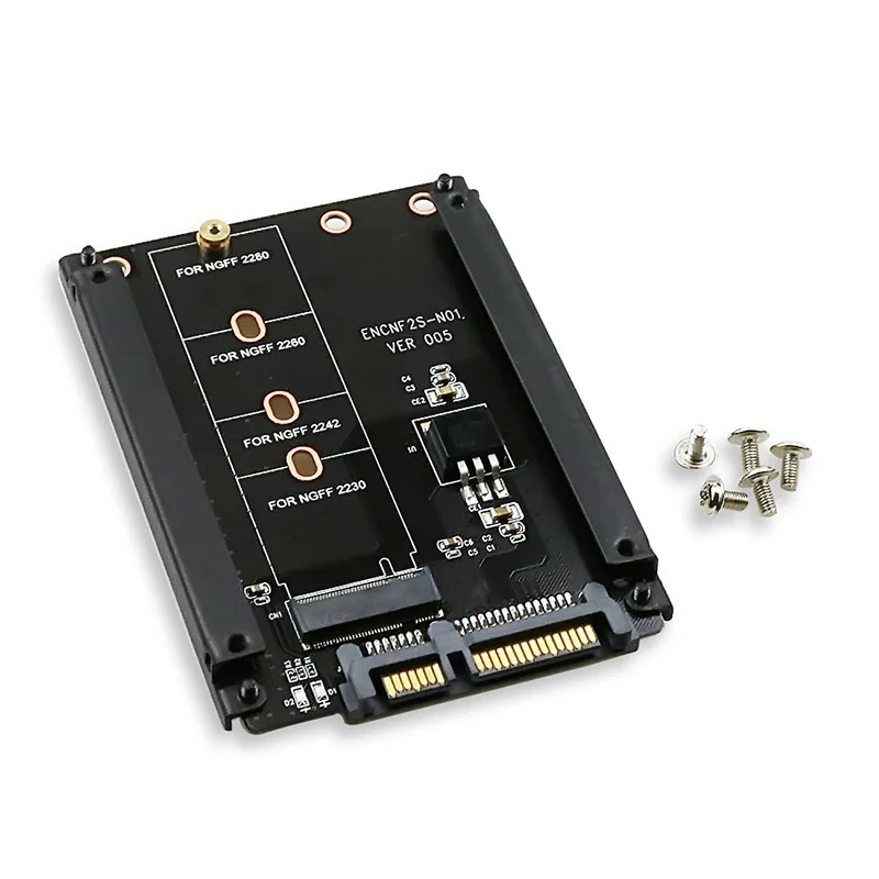 6 ГБ/сек. металлический чехол B + M ключ M.2 NGFF SSD до 2 5 SATA разъем питания адаптер карта