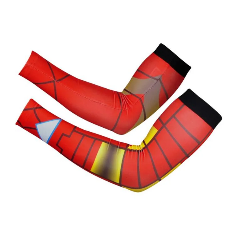 Эластичные Митенки для женщин нарукавник супер герой Для мужчин вождения