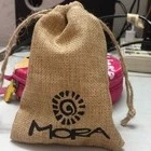 2000pcs jute small drawstring bag jute fabric jewelry bags wholesale custom 10 515 5cm gift bag for gift necklace packaging