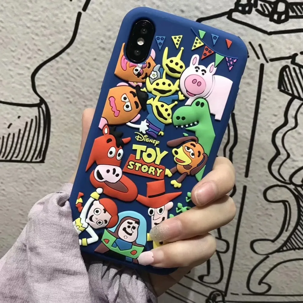 ORYKSZ для iphone X XS XR MAX случае Винтаж мультфильм шаблон телефона силиконовые мягкие