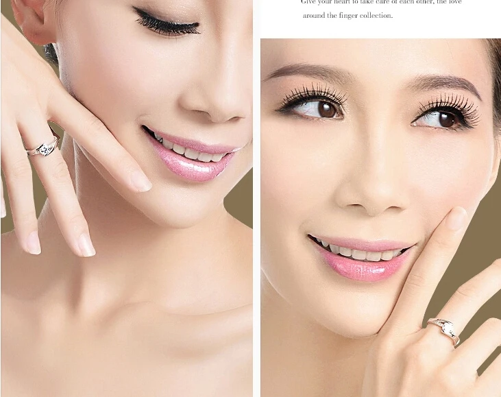 Лидер продаж суперблестящие женские свадебные кольца на палец с фианитом 30%