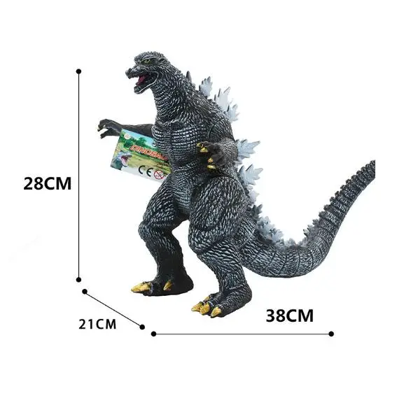 28 см Gojira ПВХ руки подвижные Jongens дети вид Speelgoed аниме мультфильм фильм фигурка
