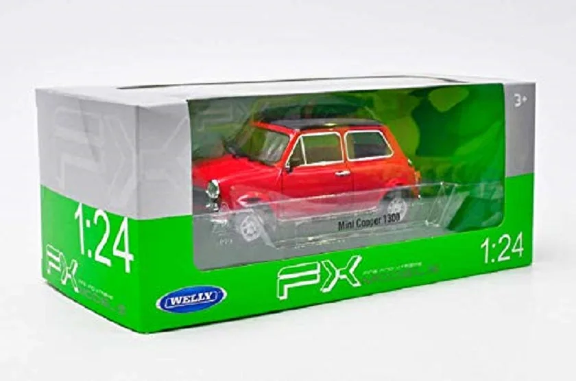 Welly 1:24 Mini Cooper 1300 литая модель спортивный гоночный автомобиль в коробке