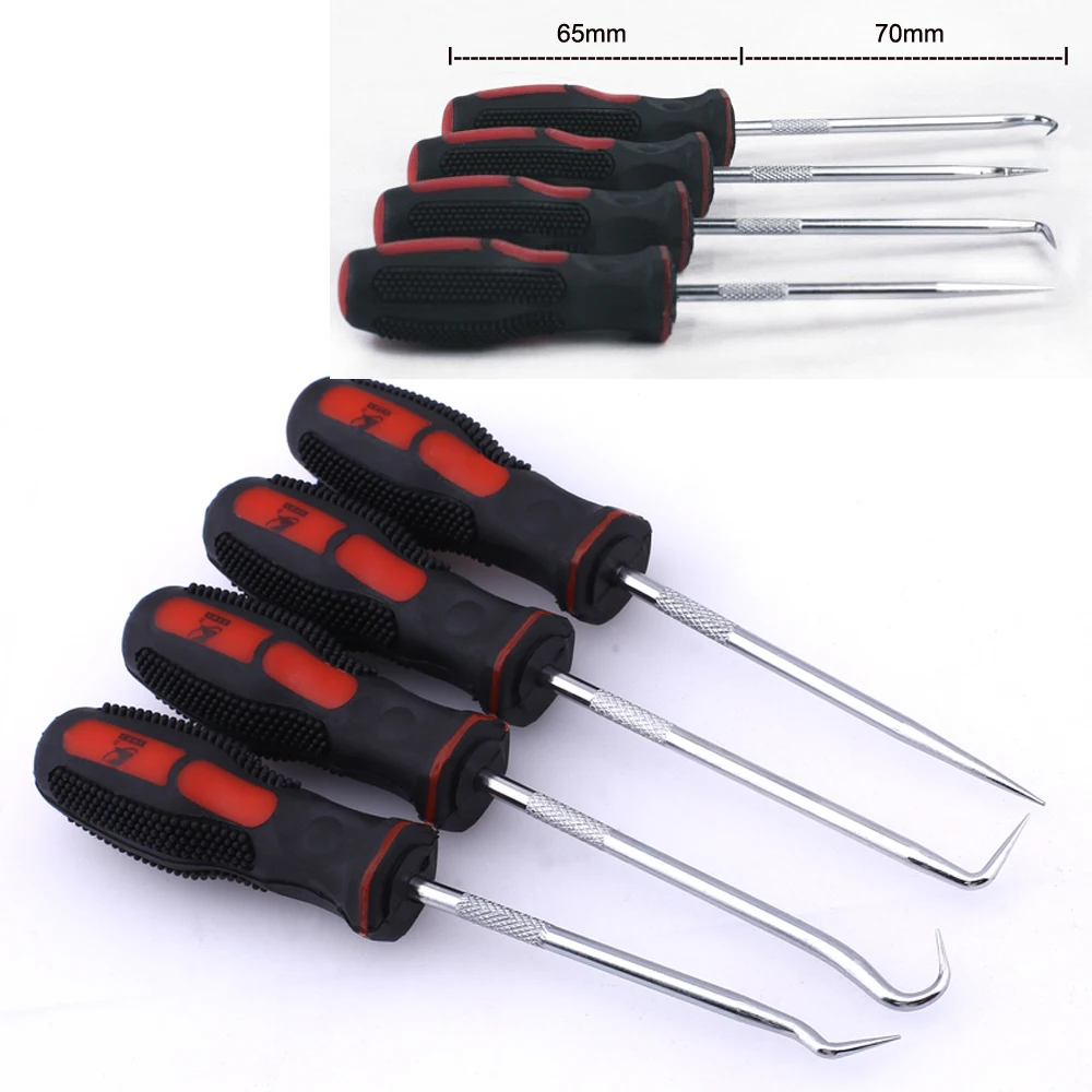 Инструмент для снятия крючков уплотнительных колец 4 шт. с фиолетовым 265 набор |