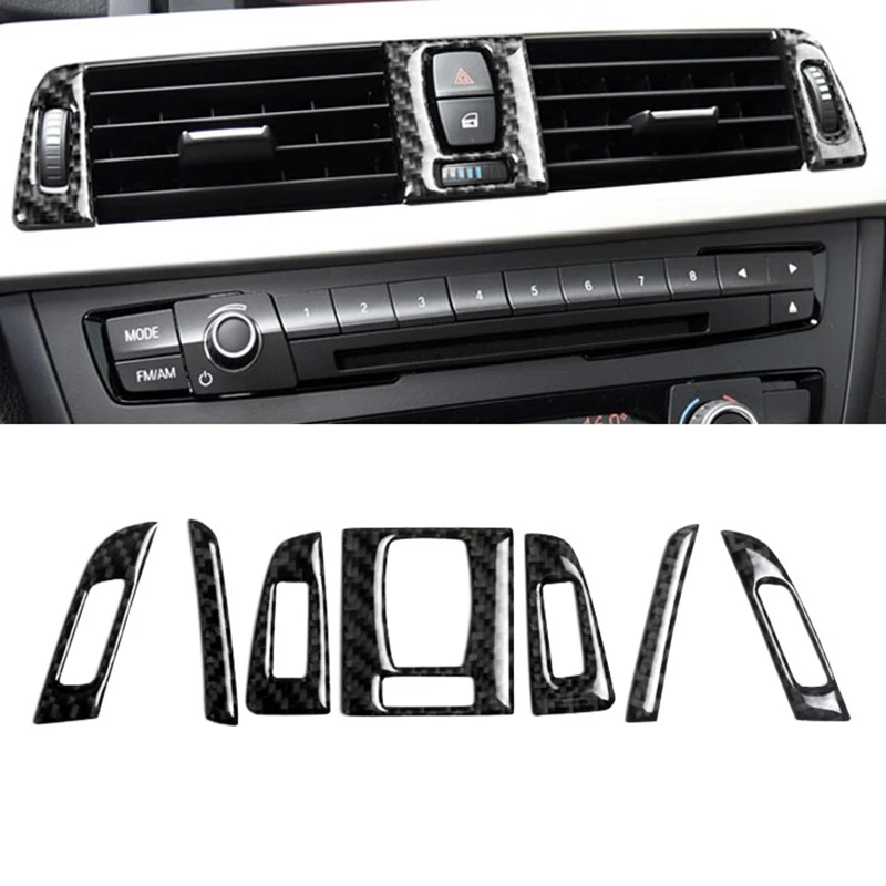 Стайлинг автомобиля из углеродного волокна автомобильная центральная консоль