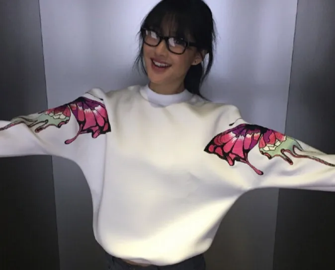 Большой патч бабочка вышитые патчи железо для одежды пришитые футболки модный