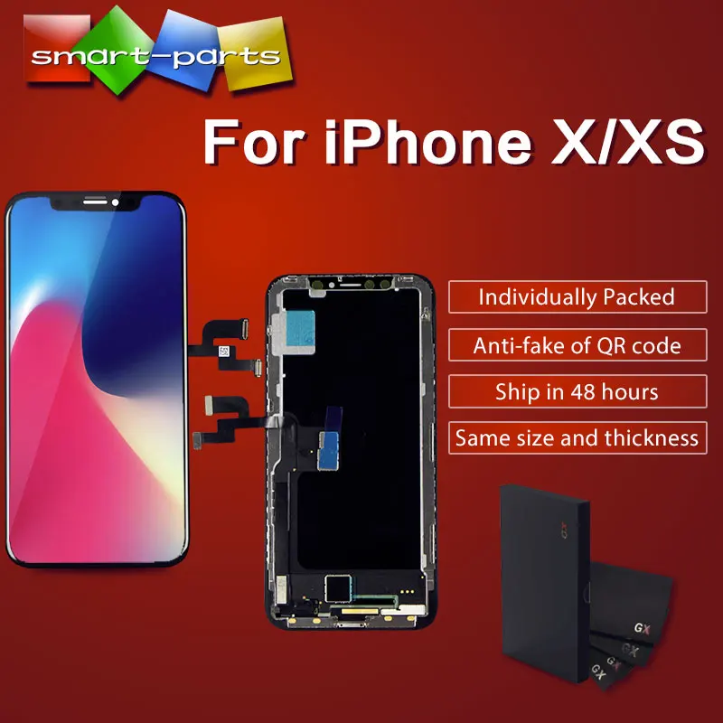 Высококачественный ЖК дисплей для iPhone X XS XR гибкий жесткий OLED GX AMOLED экран Замена