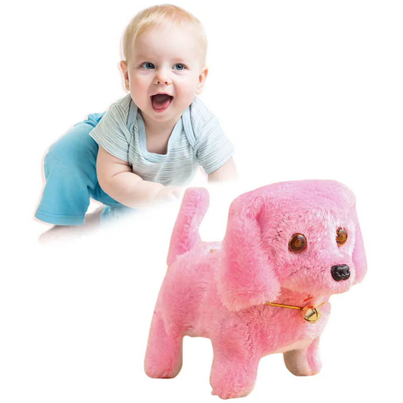 Children Plush Electronic Dog Toy Robot Pets Walking Dog Toys Gift for Kids Birthday NSV775
