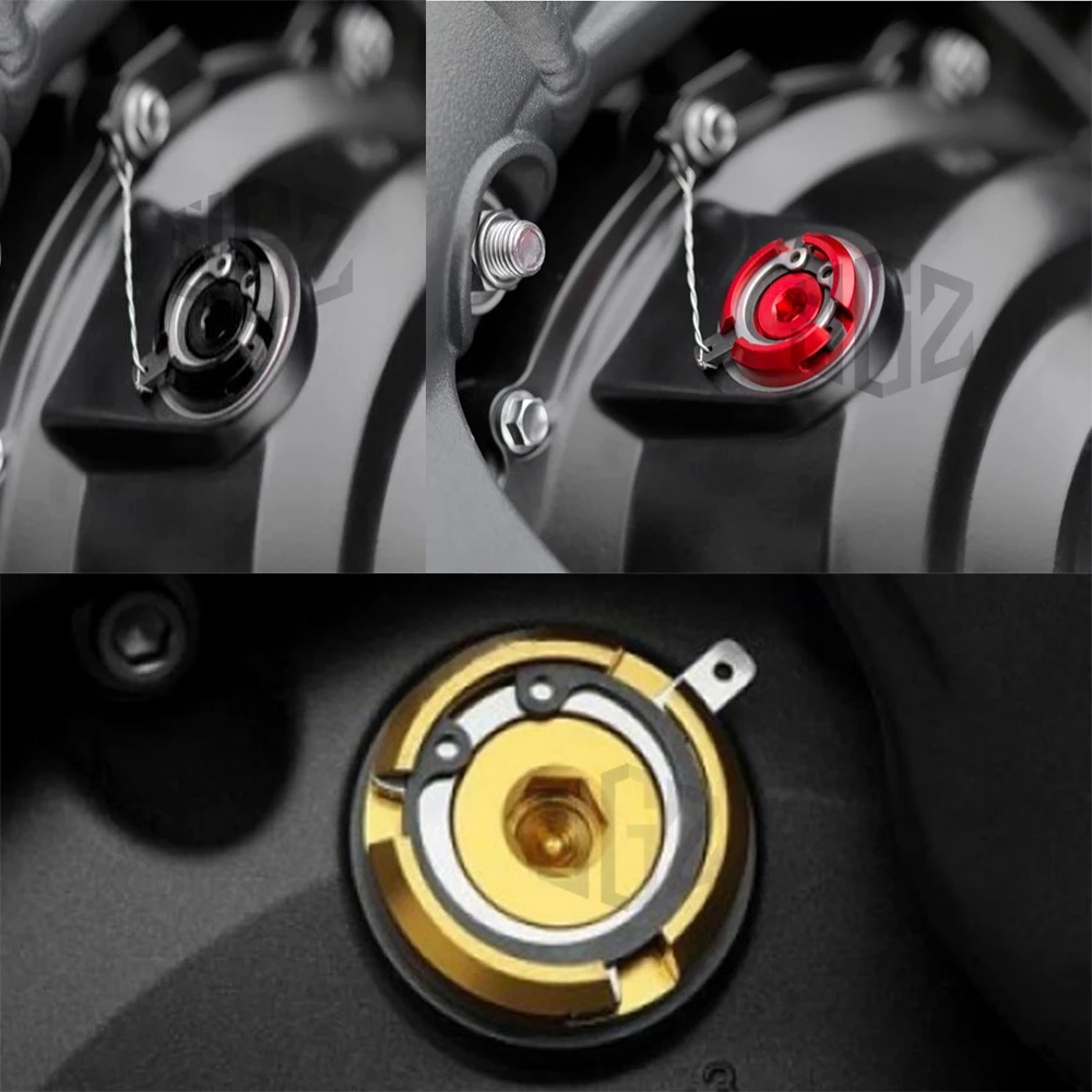 Алюминиевый Масляный наполнитель двигателя с ЧПУ для мотоцикла M20 * 2 5 крышка