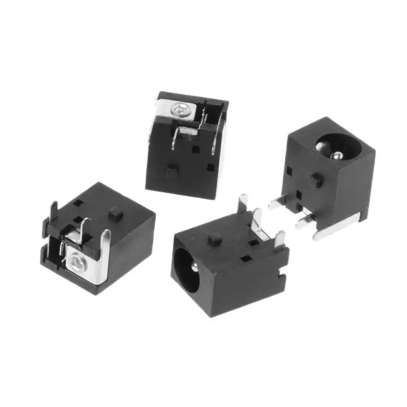 10pcs DC-044 5.5x2.1mm DC Power Jack Socket Connector 3-Pin Panel Mount Plug | Обустройство дома