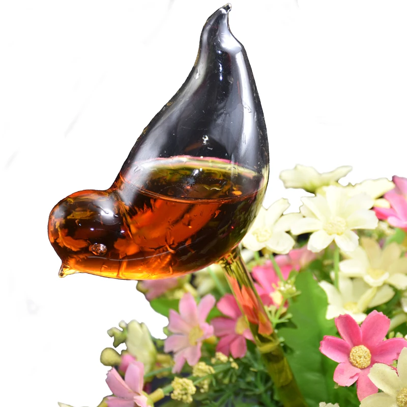 В форме птиц стеклянная Автоматическая поливочная система для легкого полива
