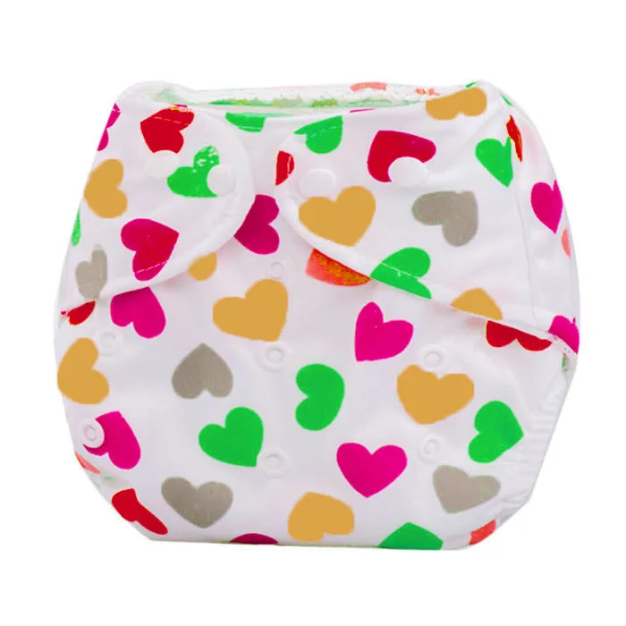 F Cotton Baby Nappies Diaper Reusable Washable Cloth Diapers Nappy Cover Waterproof Newborn Baby Traning Panties Diapers Pocket - Цвет: F